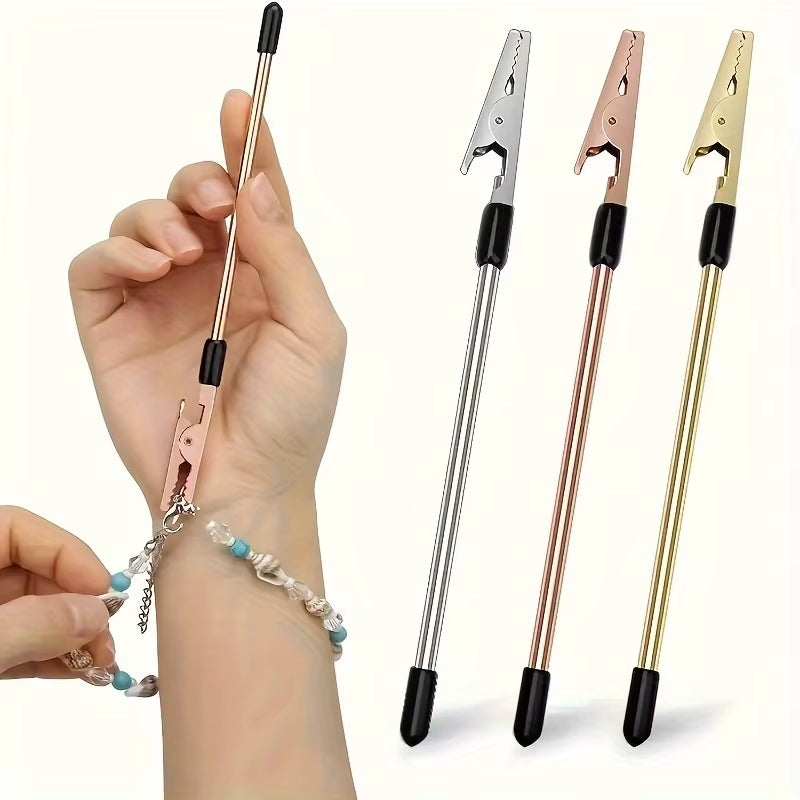 1Pc Retractable Bracelet Tool Jewelry Helpers Hand Bracelet Helpers Bracelet Fastening Helper Tools for Jewelry Bracelet Watch